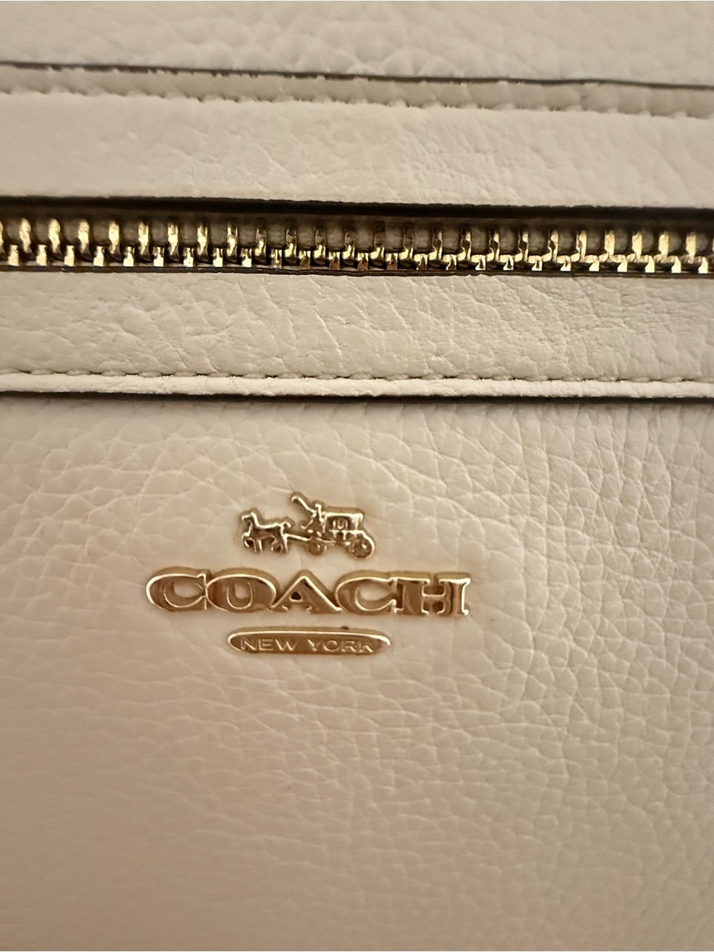 Coach Pebbled Leather Tote - Picture 8 of 11